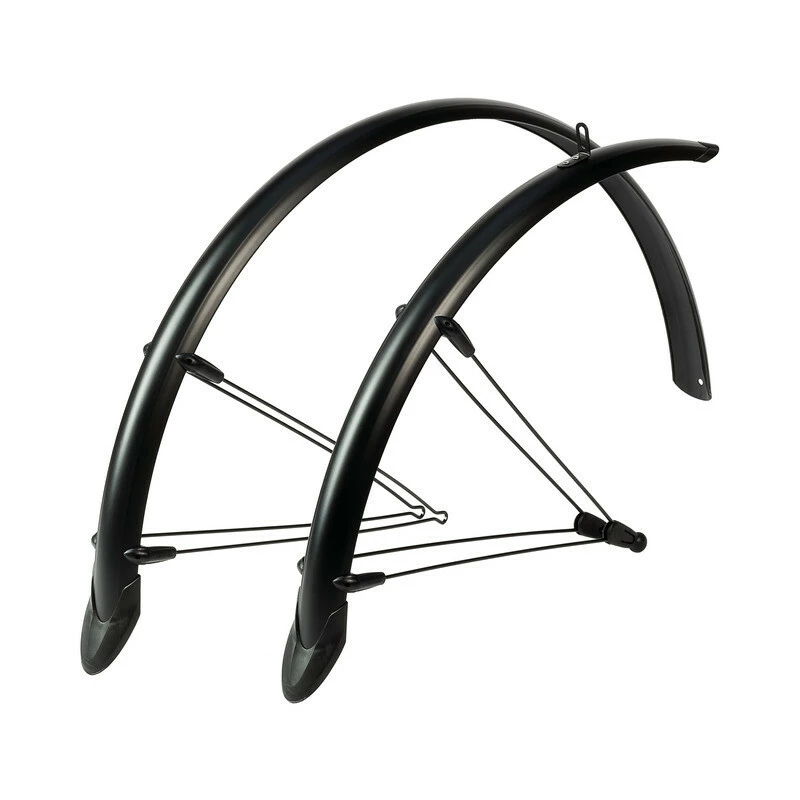 Hebie Schutzblech-Set Rainline City, Schwarzmatt, 28"x1.35 - 1.6, 48mm Breit