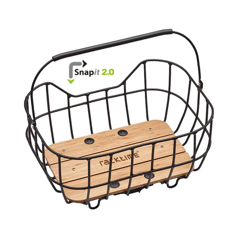 Racktime Baskit Breeze 2.0 Korb Schwarz 25 Liter, Schwarz – Bild 3