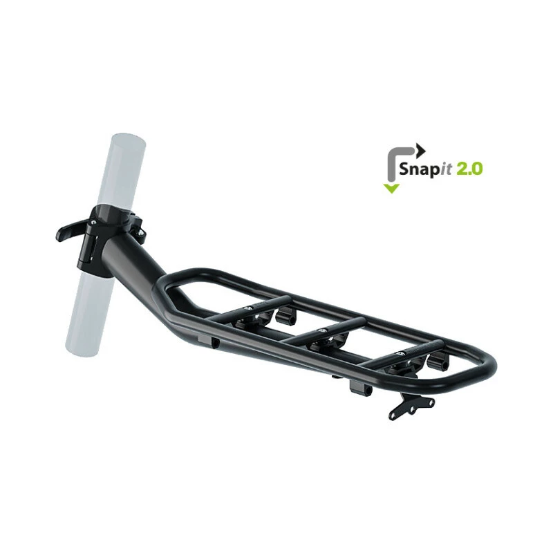 Racktime Clipit 2.0 Gepäckträger Sattelstützen Montage, Schwarz – Bild 3