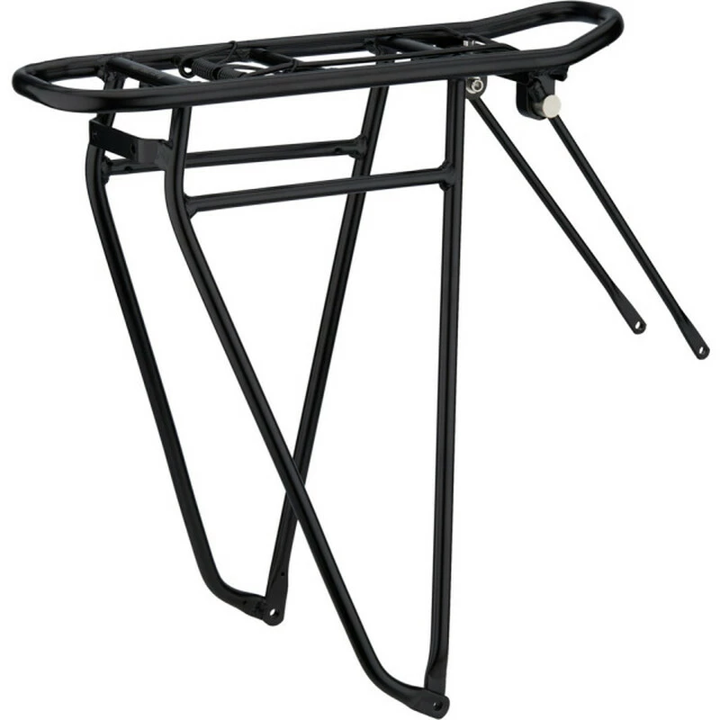 Racktime Gepäckträger Basic 2.0 Tour, Snap-it 2.0, Schwarz, 28", Mit Federklappe – Bild 2