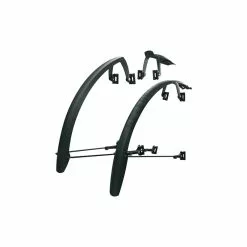SKS Schutzblech Speedrocker Set Gravel/Cross VR+HR, Schwarz